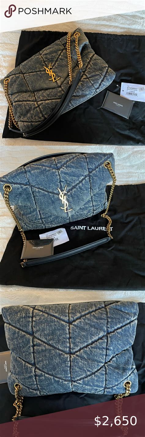 ysl denim lou lou